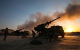 [ẢNH] Pháp âm thầm đưa siêu pháo hạng nặng sang chiến trường Syria chiến đấu