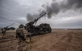 [ẢNH] Pháp âm thầm đưa siêu pháo hạng nặng sang chiến trường Syria chiến đấu