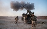 [ẢNH] Pháp âm thầm đưa siêu pháo hạng nặng sang chiến trường Syria chiến đấu