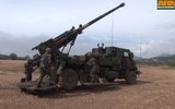 [ẢNH] Pháp âm thầm đưa siêu pháo hạng nặng sang chiến trường Syria chiến đấu