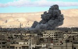 [ẢNH] Nga dội bom kinh hoàng vào phiến quân sau cáo buộc sử dụng vũ khí hóa học tại Syria