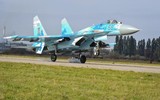 [ẢNH] Từ 70 chiến thần Su-27 xuống còn 17 chiếc, điều gì đang xảy ra với chiến đấu cơ mạnh nhất của Ukraine?