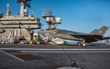 [ẢNH] F-35C chính thức vận hành trên siêu tàu sân bay Mỹ, đối thủ nín thở lo sợ