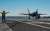 [ẢNH] F-35C chính thức vận hành trên siêu tàu sân bay Mỹ, đối thủ nín thở lo sợ