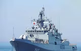 [ẢNH] Nga điều chiến hạm mang tên lửa Kalibr tới Biển Azov, Ukraine lo lắng ra mặt