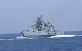 [ẢNH] Nga điều chiến hạm mang tên lửa Kalibr tới Biển Azov, Ukraine lo lắng ra mặt