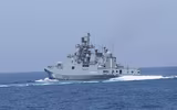 [ẢNH] Nga điều chiến hạm mang tên lửa Kalibr tới Biển Azov, Ukraine lo lắng ra mặt