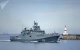 [ẢNH] Nga điều chiến hạm mang tên lửa Kalibr tới Biển Azov, Ukraine lo lắng ra mặt