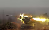 [ẢNH] Bão lửa BM-21 lấn át T-90 và Pantsir-S1 để giành vị thế chủ động trên chiến trường Syria
