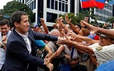 [ẢNH] Ông Guaido cảnh báo quân đội Venezuela chặn hàng cứu trợ là tội ác chống lại loài người