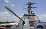 [ẢNH] Khu trục hạm mang sát thủ Tomahawk Mỹ tuần tra áp sát đảo Vành Khăn, đảm bảo tự do hằng hải trên biển Đông