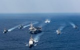 [ẢNH] Nga, Trung giật mình khi siêu tàu sân bay Mỹ chuẩn bị tiếp nhận chiến thần F-35C