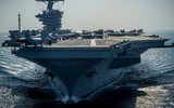 [ẢNH] Nga, Trung giật mình khi siêu tàu sân bay Mỹ chuẩn bị tiếp nhận chiến thần F-35C