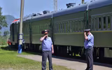 [ẢNH] Đoàn tàu bọc thép độc nhất vô nhị của Chủ tịch Kim Jong Un tới Việt Nam