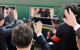 [ẢNH] Đoàn tàu bọc thép độc nhất vô nhị của Chủ tịch Kim Jong Un tới Việt Nam