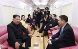 [ẢNH] Đoàn tàu bọc thép độc nhất vô nhị của Chủ tịch Kim Jong Un tới Việt Nam
