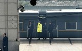 [ẢNH] Đoàn tàu bọc thép độc nhất vô nhị của Chủ tịch Kim Jong Un tới Việt Nam