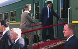 [ẢNH] Đoàn tàu bọc thép độc nhất vô nhị của Chủ tịch Kim Jong Un tới Việt Nam