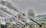 [ẢNH] Pháo binh Ấn Độ, sức mạnh cuồng phong lửa đang khai hỏa dữ dội
