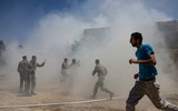 [ẢNH] Không quân Israel tung đòn hủy diệt, dìm căn cứ Hamas trong biển lửa