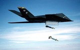 [ẢNH] Mỹ cho cần cẩu nghiền nát 'chim ưng đêm tàng hình' F-117