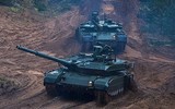 [ẢNH] Phát bắn từ xe tăng T-90M chọc thủng T-64, lời cảnh báo Nga dành cho Ukraine?