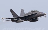 [ẢNH] Chiếc F/A-18D Malaysia bùng lửa sau khi va phải chim