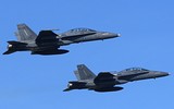 [ẢNH] Chiếc F/A-18D Malaysia bùng lửa sau khi va phải chim
