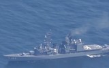 [ẢNH] Chiến hạm, máy bay Nhật phong tỏa biển, ngăn chặn việc cướp xác máy bay F-35
