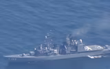 [ẢNH] Chiến hạm, máy bay Nhật phong tỏa biển, ngăn chặn việc cướp xác máy bay F-35