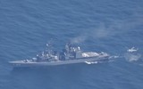 [ẢNH] Chiến hạm, máy bay Nhật phong tỏa biển, ngăn chặn việc cướp xác máy bay F-35
