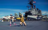 [ẢNH] Siêu tàu sân bay Mỹ rút đi mang theo hơn 100 máy bay VNCH tháng 4-1975