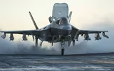 [ẢNH] Chiến đấu cơ F-35B Mỹ thực hiện màn 'Voi đi bộ' trước khi điều tới Biển Đông