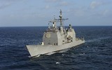 [ẢNH] Tuần dương hạm mang tên lửa Tomahawk áp sát Iran, Trung Đông căng như dây đàn