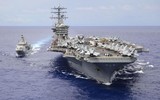 [ẢNH] Siêu tàu sân bay Mỹ mang theo 90 máy bay từng tham gia đột kích thất bại vào Iran
