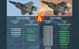 [ẢNH] F-35 bay chế độ quái thú, ngửa bụng 