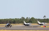 [ẢNH] 'Chiến đấu cơ' đắt hơn F-35A Mỹ tiếp tục đổ về Trung Đông
