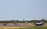 [ẢNH] 'Chiến đấu cơ' đắt hơn F-35A Mỹ tiếp tục đổ về Trung Đông