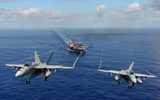 [ẢNH] Tiêm kích F/A-18E của Mỹ gặp nạn, 7 người dưới đất bị thương