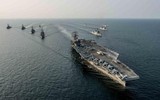 [ẢNH] Siêu tàu sân bay Mỹ mang theo 90 máy bay tiến vào biển Đông