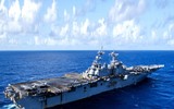 [ẢNH] Siêu tàu đổ bộ cùng F-35B của Mỹ rầm rập tập trận tại cửa ngõ biển Đông
