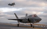 [ẢNH] Siêu tàu đổ bộ cùng F-35B của Mỹ rầm rập tập trận tại cửa ngõ biển Đông