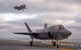 [ẢNH] Siêu tàu đổ bộ cùng F-35B của Mỹ rầm rập tập trận tại cửa ngõ biển Đông
