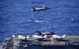 [ẢNH] Siêu tàu đổ bộ cùng F-35B của Mỹ rầm rập tập trận tại cửa ngõ biển Đông