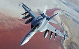 [ẢNH] ‘Soi’ sức mạnh tiêm kích hạm F/A-18E/F Mỹ đang nhào lộn trên biển Đông