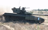[ẢNH] Bất ngờ với phiên bản xe tăng T-72 được trang bị tới 3 khẩu pháo