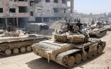 [ẢNH] Phận bi tráng của chiến tăng T-55MV Syria trên cánh đồng chết Idlib