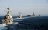 [ẢNH] Chiến hạm Mỹ tiếp tục tuần tra bảo vệ tự do hàng hải ở Biển Đông