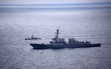 [ẢNH] Chiến hạm Mỹ tiếp tục tuần tra bảo vệ tự do hàng hải ở Biển Đông