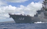 [ẢNH] Chiến hạm Mỹ mang tên lửa Tomahawk diễn tập cùng ASEAN trên biển Đông